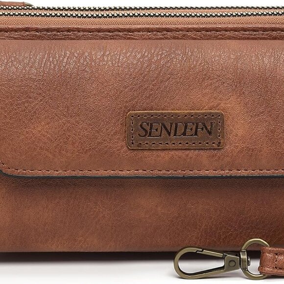 Lightweight Vegan Leather Crossbody Bag for Women - Spacious & Elegant Design - Picture 1 of 8